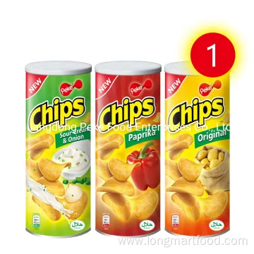 Peke Low Fat Potato Chips 100g Tube